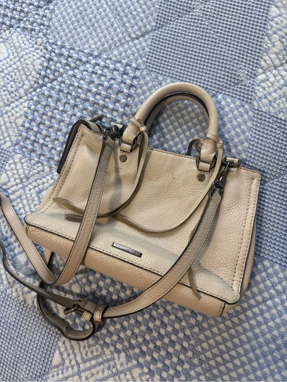 Rebecca Minkoff Leather Regan Satchel Bag